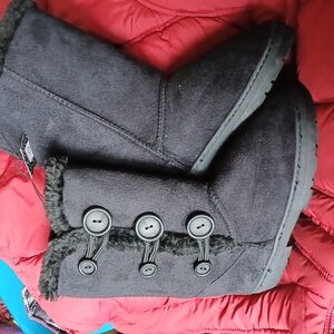 Chatz Ladies Faux Fur Lined Boot Black